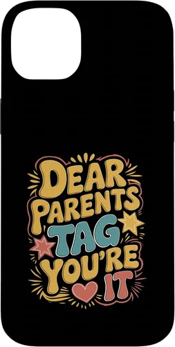 Vista 15 de Dear Parents Tag You’re It Leopard Print Case for iPhone XR