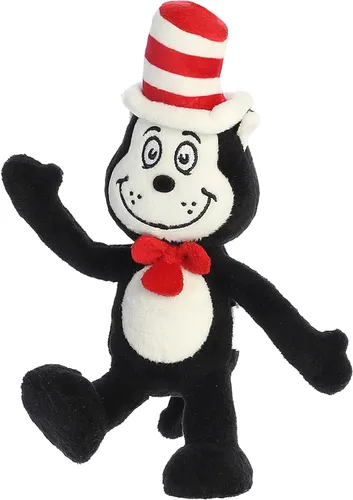 Vista 5 de Aurora® Whimsical Dr. Seuss™ - Animal de peluche con armadura de gato en el sombrero, con licencia oficial para juegos imaginativos, perfecto