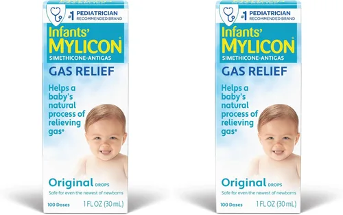 Vista 9 de Gotas para Alivio de Gas Mylicon para Bebés y Lactantes, Fórmula Original, 14.8 mililitros