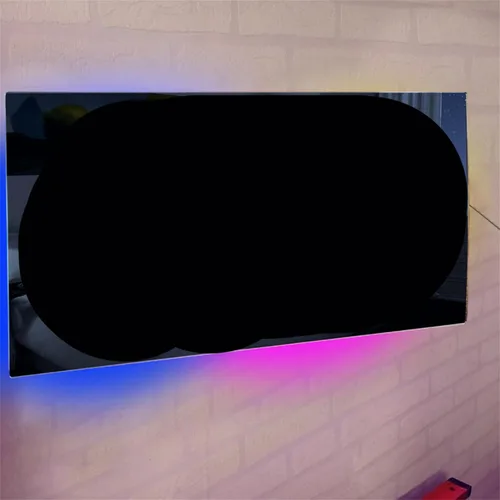 Vista 8 de Espejo de barra de nombre LED personalizado, letreros de neón iluminados para decoración de pared para bar en casa, día de San Valentín y regalos
