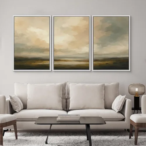 Vista 188 de SIGNWIN Lienzo enmarcado para pared, juego de arte de collage de hojas transparentes en blanco y negro, ilustraciones de naturaleza silvestre, arte