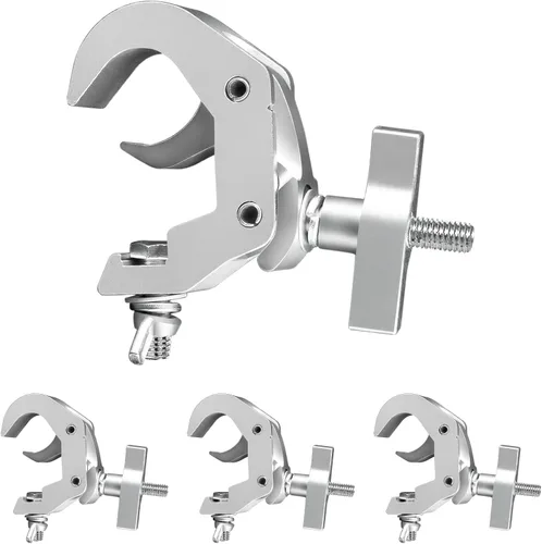 Vista 10 de MAD OWL Gancho de cuerda de seguridad de iluminación de escenario, dispositivo colgante de braguero para luz de haz de cabeza móvil, 1.575-2.047 in