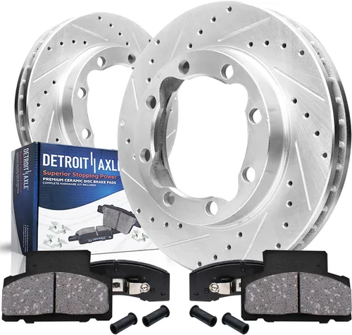 Vista 15 de Detroit Axle - Kit de freno trasero para Chevy GMC Silverado Sierra Suburban Yukon XL 1500 Astro Tahoe Safari Rotores de freno de disco Reemplazo