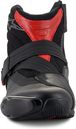Vista 2 de Alpinestars SMX-1 R V2 - Botas de motocicleta ventiladas para hombre, botas de equitación cortas, con certificación CE Negro/Rojo