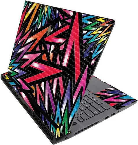 Vista 710 de MightySkins - Skin brillante con purpurina para Alienware M17 R3 (2020) y M17 R4 (2021) - Diversión de los años 90 Acabado duradero con purpurina