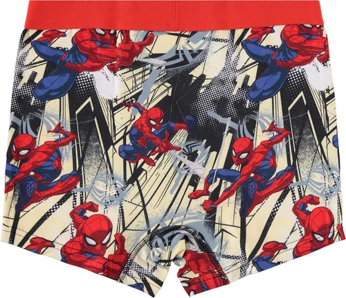 Vista 5 de Marvel Calzoncillos tipo bóxer para hombre, diseño de Spiderman para hombre, paquete de 2 calzoncillos tipo bóxer