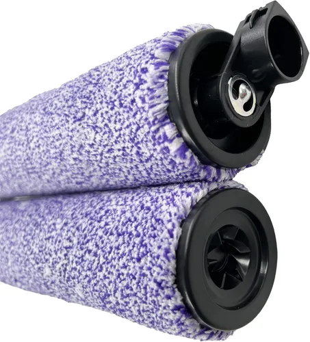 Vista 3 de Dttery 2 rollos de cepillo y 4 filtros de espuma de repuesto para Shark WD100 WD101 WD160 WD161 WD200 WD201 WD261 AW201 AW261 AW302 HydroVac Pro XL