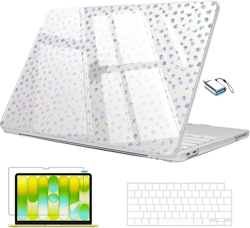 Vista 18 de EooCoo Funda para MacBook Neo de 13 pulgadas 2026, 100% color coincidente Blush brillante