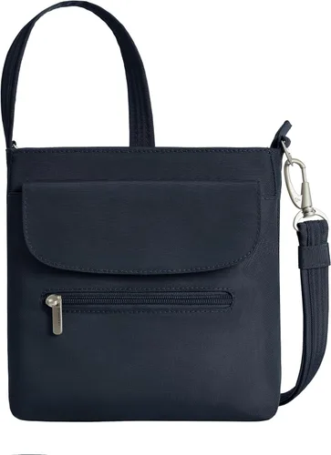 Vista 25 de Travelon - Mini bolsa clásica de hombro antirrobo Avellana