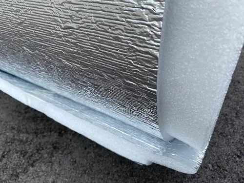 Vista 4 de SmartSHIELD - Rollo de aislamiento reflectante de 20 mm, 48" x 10 pies, barrera radiante con núcleo de espuma, panel de aislamiento térmico