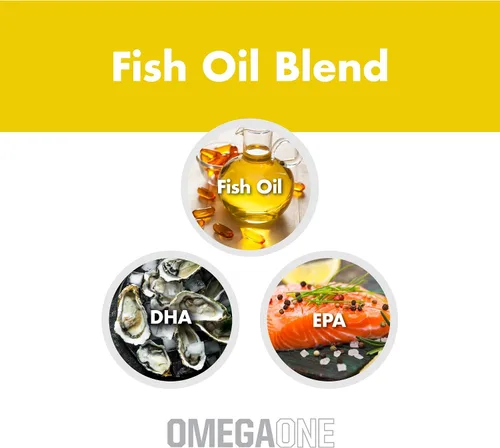 Vista 6 de NutraOne OmegaOne Omega-3 Suplemento de aceite de pescado (90 pastillas de aceite de pescado de 500 mg)