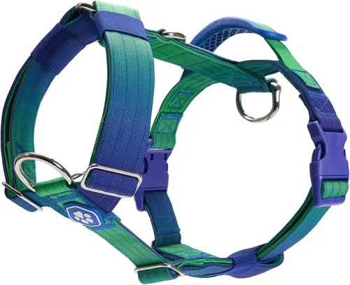 Vista 16 de Spark Paws Arnés para perro sin tirones con asa para perros grandes, arnés resistente para razas grandes y fuertes, ajustable, diseño halter