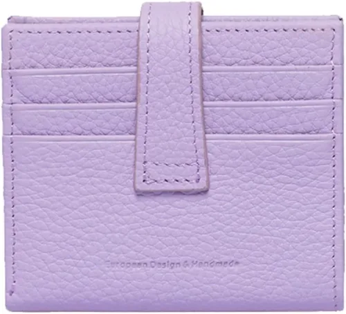 Vista 99 de Grande -3803 Cartera unisex, Azul (Iced Blue), Cartera delgada de cuero con cierre a presión pequeño