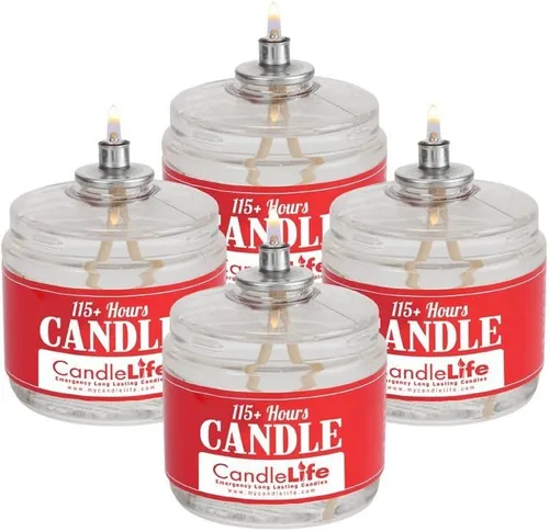 Vista 8 de CandleLife velas de emergencia, hasta 115 horas de duración