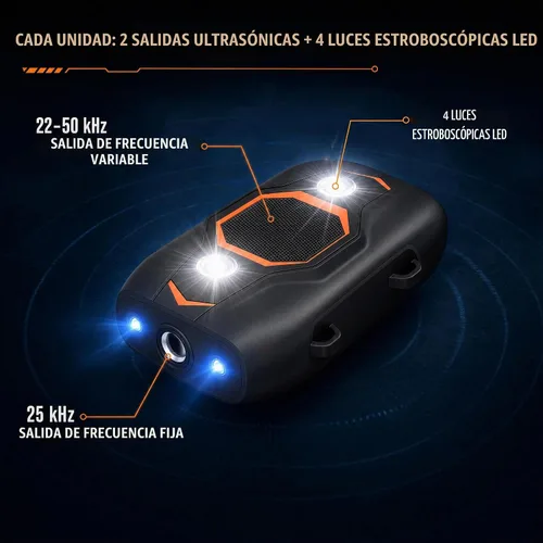 Vista 3 de Repelente ultrasónico de ratones y ratas para motores de automóviles