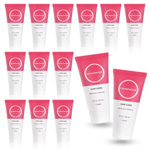 Vista 9 de Acondicionador de tamaño de viaje a granel envuelto individualmente, mini muestra de cabello, acondicionador de prueba para hombres y mujeres