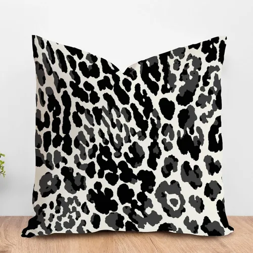 Vista 8 de ArogGeld Funda de almohada para sofá, guepardo y leopardo, estampado de leopardo, funda de cojín decorativa de granja para sala de estar