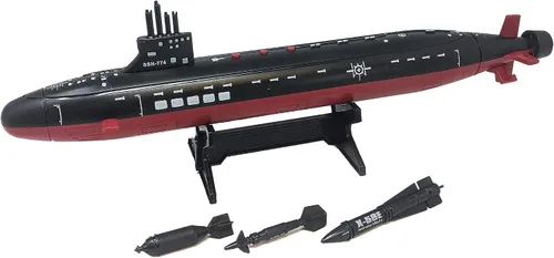 Vista 7 de Submarino negro de juguete de 16.5 pulgadas con efectos de sonido y torpedo Efectos de sonido, Torpedo