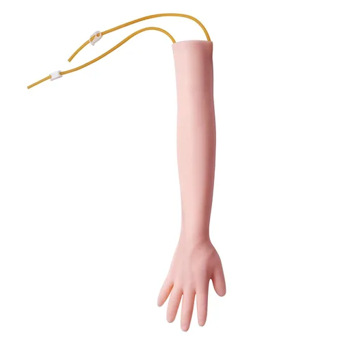 Vista 9 de Kit de práctica de flebotomía VEVOR, kit de entrenamiento intravenoso de venopunción IV, kit de práctica de brazo IV de alta simulación con bolsa