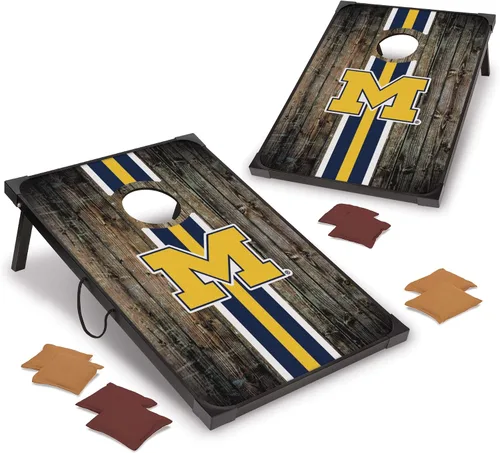 Vista 19 de Wild Sports NCAA Direct Print MDF Cornhole Board Set, 8 Bean Bags