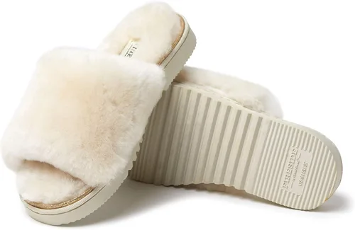 Vista 3 de Dearfoams Fireside Cairns - Sandalias fáciles de poner y quitar para mujer
