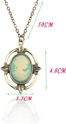 Vista 2 de CHOORO Collar Katherine Pierce Cameo de regalo para los fans