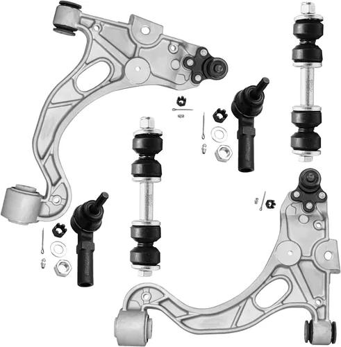 Vista 74 de Detroit Axle - Kit de brazos de control delantero para Chevy Silverado 1500 GMC Sierra 1500 GMC Sierra 1500 Avalanche Yukon Tahoe Escalade ESV EXT