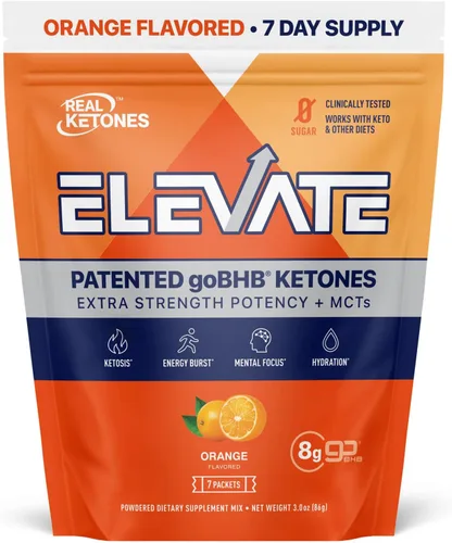 Vista 9 de Real Ketones MCT & BHB - Paquetes de mezcla de bebidas de cetonas exógenas Elevate Keto electrolitos en polvo, sin azúcar, con 4 electrolitos
