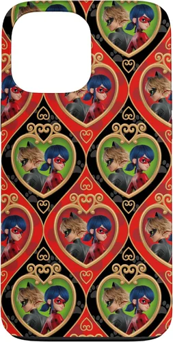 Vista 23 de Funda roja y verde para iPhone SE (2020) / 7 / 8 Miraculous Ladybug and Cat Noir The Movie