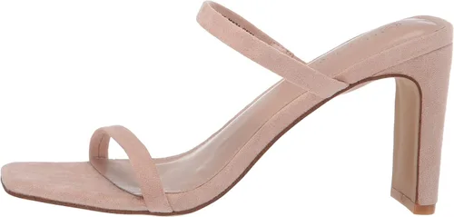 Vista 5 de The Drop Women's Avery Square Toe Two Strap High Heeled Sandal