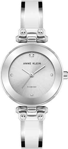 Vista 27 de Anne Klein Reloj de pulsera con esfera de diamantes genuinos
