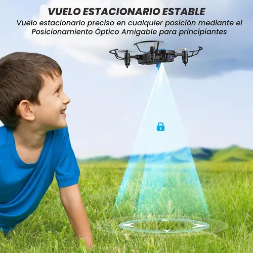 Vista 3 de SIMREX X300C Mini Drone con Cámara 720P HD FPV, Cuadricóptero a Control Remoto Plegable con Mantenimiento de Altitud, Flip 3D, Modo Sin Cabeza