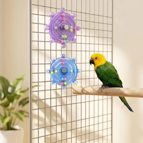 Vista 7 de 2 piezas de juguetes de pájaros para periquitos Budgie Toy Fun Parakeet Toys