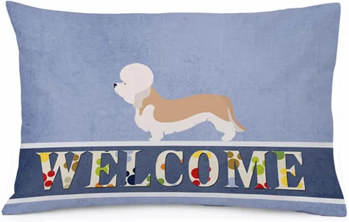 Vista 18 de Caroline's Treasures BB8334PILLOWCASE AIDI Atlas Mountain Dog - Funda de almohada estándar, color azul, ligera, súper suave, de fácil cuidado