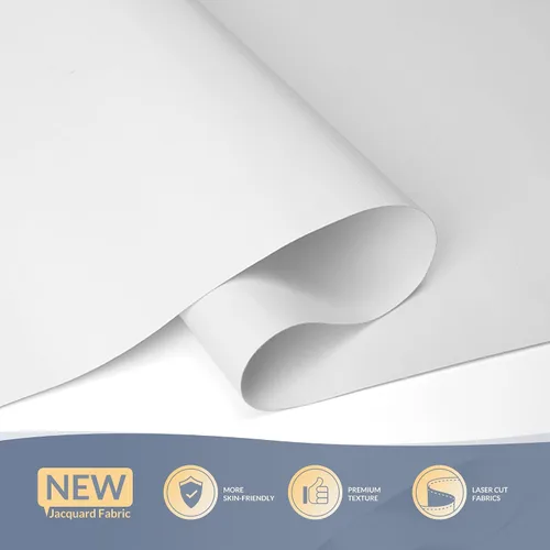 Vista 2 de Boolegon Persianas enrollables opacas para ventanas, color crema