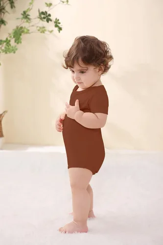 Vista 6 de GUISBY Body de rayón de manga corta para bebés de 0 a 24 meses