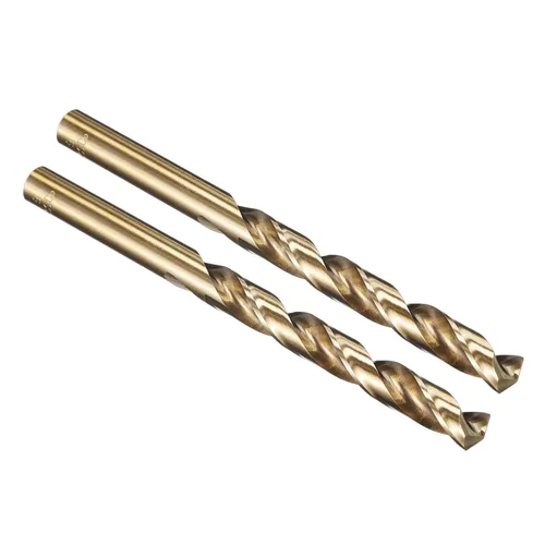 Vista 236 de PATIKIL Broca Jobber de 0.039 in, vástago recto M35 cobalto 5% acero de alta velocidad 135° acabado dorado para metal duro de acero inoxidable - 2