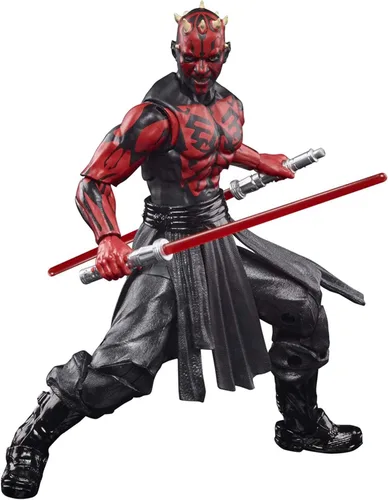 Vista 3 de Hasbro Star Wars Black SER 50TH ANN 6IN Darth Maul Figura de acción, 4 a 99 años