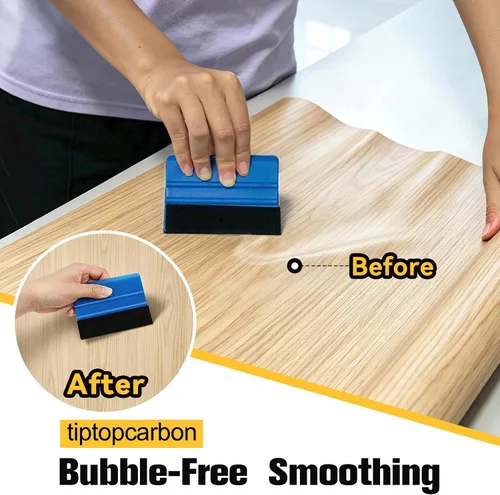 Vista 3 de tiptopcarbon Kit de Papel Tapiz Herramienta Alisadora de Papel Tapiz Herramientas de Papel Tapiz para Despegar y Pegar en Papel de Contacto Colgante