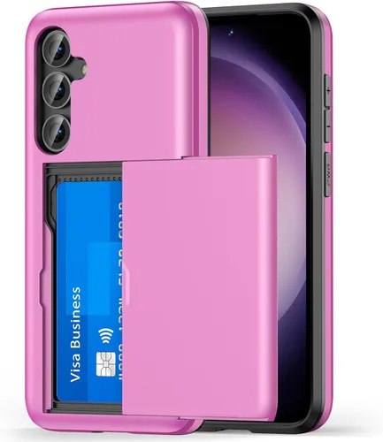 Vista 13 de Jiunai Funda para Samsung Galaxy S22 Plus Funda tipo cartera para tarjetas de crédito, soporte para efectivo, bolsillo deslizante de doble capa