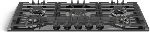 Vista 10 de GASLAND Placa de cocina de gas de 30 pulgadas, color negro, estufa de gas con 4 quemadores sellados Sabaf, enchufe de cable de 4 pies, rejillas