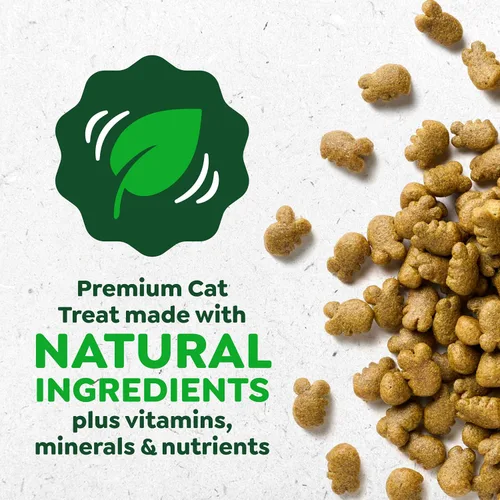 Vista 4 de Greenies Golosinas dentales naturales para gatos adultos recomendadas por veterinarios, tentador sabor a atún, bolsa de 2.1 oz