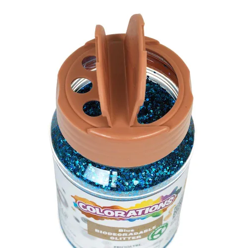 Vista 5 de Colorations Purpurina biodegradable - Azul 4oz