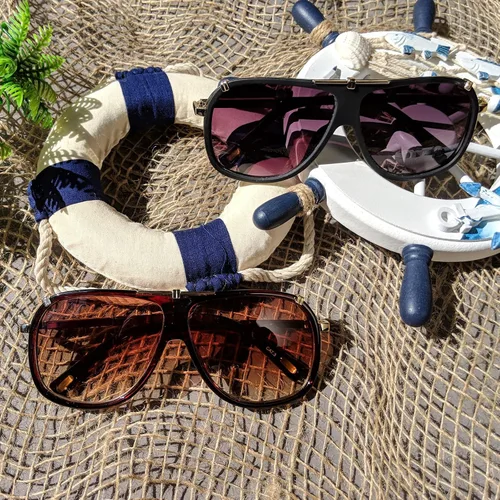 Vista 7 de Hanj Gafas de sol de discoteca de los años 70 para mujeres y hombres, gafas