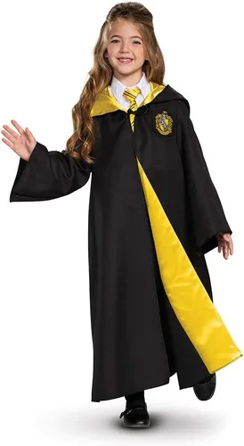 Vista 3 de Bata de Harry Potter, bata oficial de Hogwarts Wizarding World, accesorio de disfraz de lujo para niños