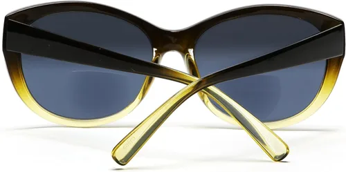Vista 6 de Lentes de sol bifocales para mujer, lentes para leer bajo el sol en forma de ojo gatuno