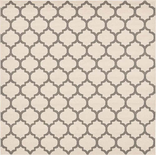 Vista 158 de Unique Loom Trellis Collection - Alfombra de área de Filadelfia, rectangular de 2 pies 2 pulgadas x 3 pies, color morado y marfil