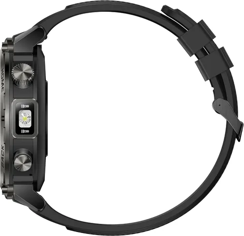 Vista 16 de Relojes inteligentes militares para hombres con GPS integrado con brújula linterna LED, reloj inteligente táctico resistente al agua 3ATM con texto