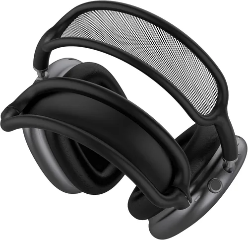 Vista 2 de AWINNER Funda de Diadema Compatible para Apple AirPods Max, Protectores de Diadema de Silicona Lavables/Almohadillas de Confort/Funda Protectora