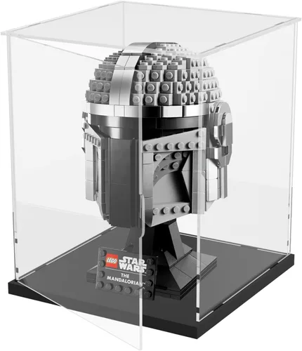 Vista 41 de Choowin Vitrina de acrílico para casco de Lego Star Wars para casco de Lego Capitán Rex, vitrinas de acrílico transparente grueso